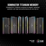 خرید رم Corsair Dominator Titanium RGB - ظرفیت 96 گیگابایت - DDR5 - پک دوتایی - مدل Intel XMP - فرکانس 6600 مگاهرتز - CL32 - سیاه